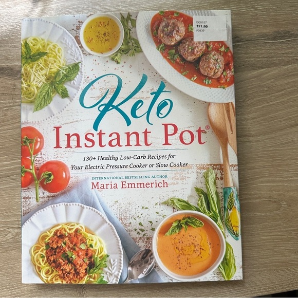 Keto Instant Pot Cookbook by Maria Emmerich - Picture 1 of 5